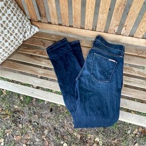 Hudson skinny jeans dark denim 27